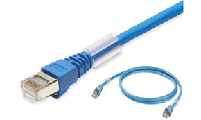 Omron XS6W-6LSZH8SS750CM-B, XS6W, 7.5m Cat6a, Blue RJ45 to Male RJ45 Male, S/FTP Shielded, Terminated LSZH Sheath