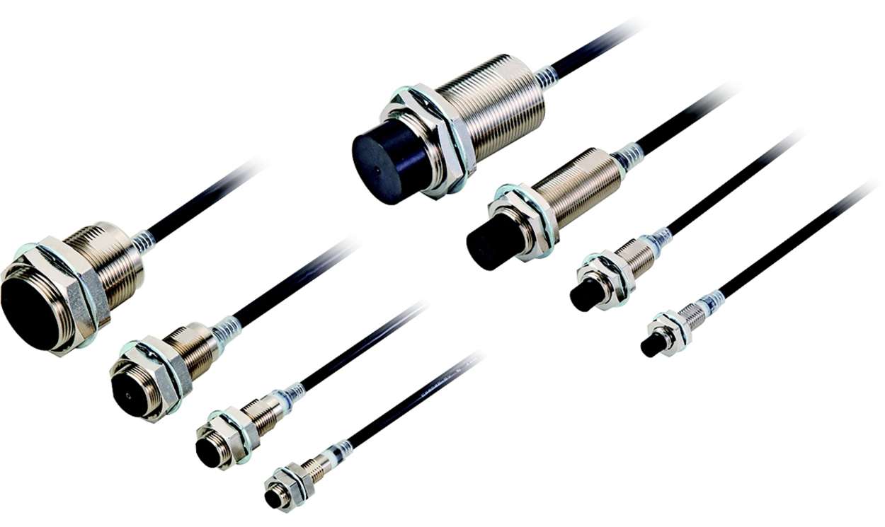 Omron E2E-X40MD2L30-T 2M, Inductive Threaded Barrel Proximity Sensor, M30, 40 mm Detection, 2-Wire NC, 10 → 30 V dc