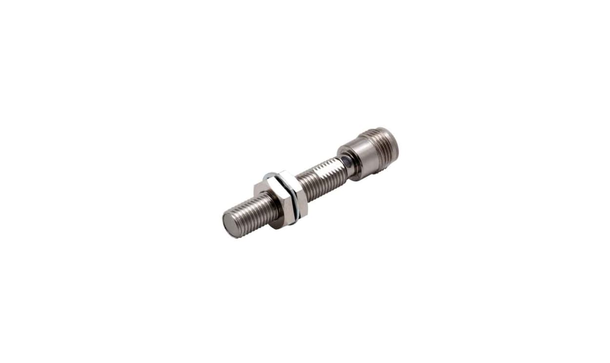 Omron E2E-X2B1TL8-M1, Inductive Threaded Barrel Proximity Sensor, M8, 2 mm Detection, PNP NO, 10 → 30 V dc