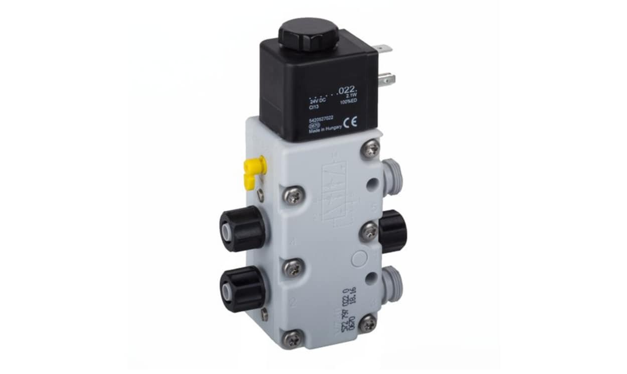 AVENTICS 5727450220 5/2 Pneumatic Solenoid Valve - Solenoid/Pilot 740 Series 24V dc
