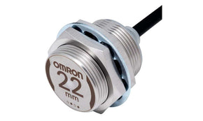 Omron E2EW-X22B1T30 2M, Inductive Threaded Barrel Proximity Sensor, M30, 22 mm Detection, PNP NO, 10 → 30 V dc