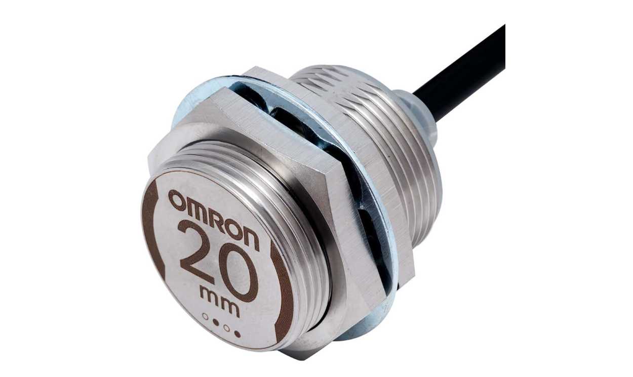 Omron E2EW-X20C130 2M, Inductive Threaded Barrel Proximity Sensor, M30, 20 mm Detection, NPN NO, 10 → 30 V dc