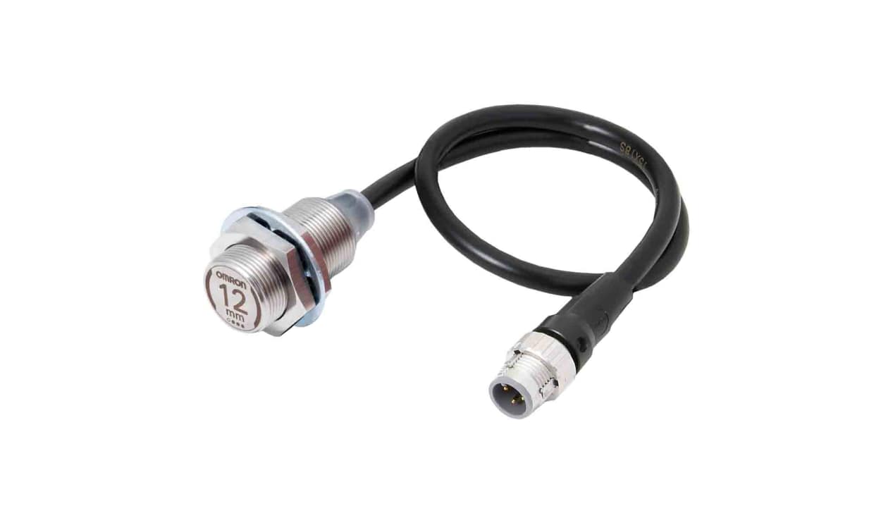 Omron E2EW-X10B1T18-M1TJ 0.3M, Inductive Threaded Barrel Proximity Sensor, M18, 10 mm Detection, PNP NO, 10 → 30 V dc - generaltechuae