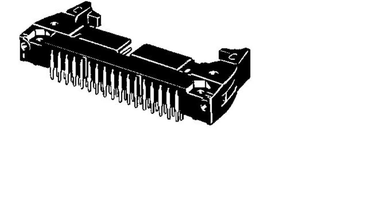 Omron XG4A-6474, 64-Way Connector Plug for Through Hole Mount, 2-Row