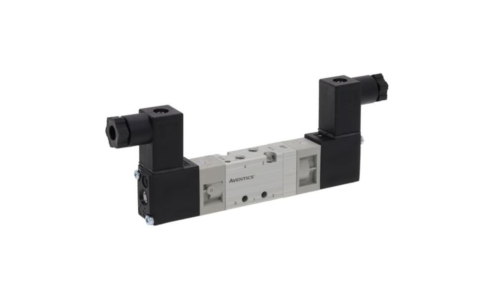 ASCO 51900008, 5/2 Pneumatic Solenoid Valve - Solenoid/Pilot Metric M5 519 Series 230V ac