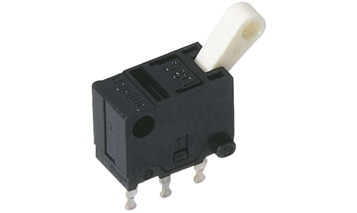Omron D3C-1210, Micro Switch, SPDT, 100 mA @ 30 V dc, Silver Plated - generaltechuae
