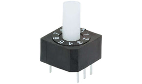 Omron A6A-16CS, 16 Way Through Hole DIP Switch, Rotary Shaft Actuator