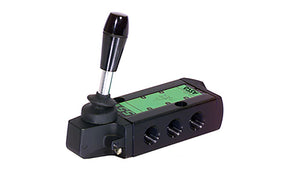 ASCO 55102096, Lever 5/3 W1 Pneumatic Manual Control Valve 551 Series, G 1/4, 1/4in, III B