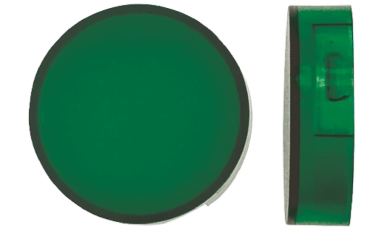 Omron A165L-TG, Green Round Push Button Lens for Use with A16 Series LED/Incandescent Lamp Push Button Switch