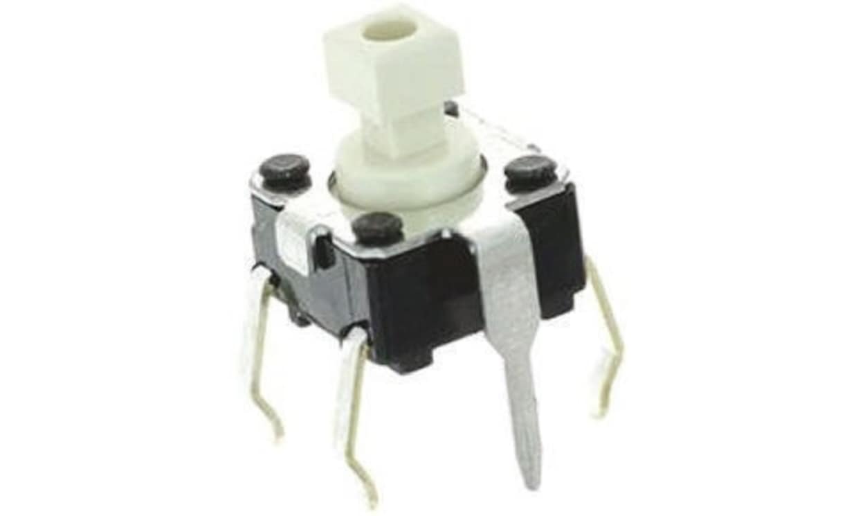 Omron B3F-1056, Plunger Tactile Switch, SPST 50 mA @ 24 V dc 3.9mm Through Hole