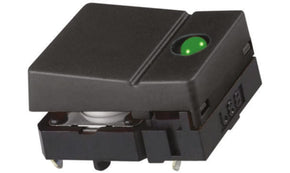 Omron B3J-4100, Black Button Tactile Switch, SPST 50 mA @ 24 V dc 6.8mm Through Hole