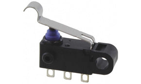 Omron D2HW-C271H, Simulated Roller Lever Micro Switch, Solder Terminal, 2 A @ 12 V dc, SPDT, IP67