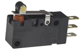 Omron D2VW-01L2A-1(CHN), Short Roller Lever Micro Switch, Solder Terminal, 100 mA @ 30 V dc, SPDT, IP67