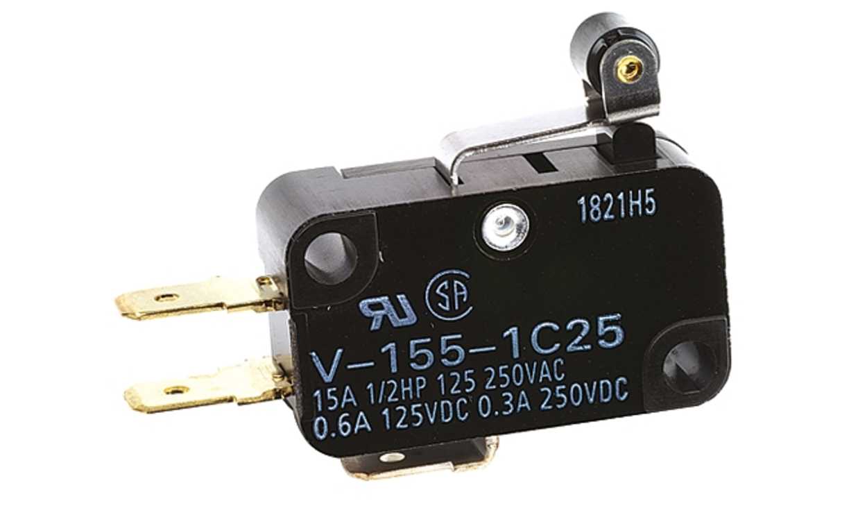 Omron VX-55-1A3, Short Roller Lever Micro Switch, Solder Terminal, 5 A @ 250 V ac, SPDT, IP40