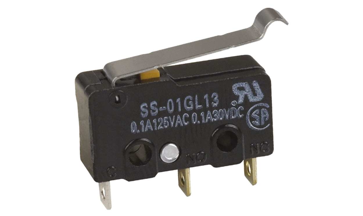 Omron SS-5GL13-F, Simulated Roller Lever Micro Switch, Solder Terminal, 5 A @ 125 V ac, SPDT, IP40