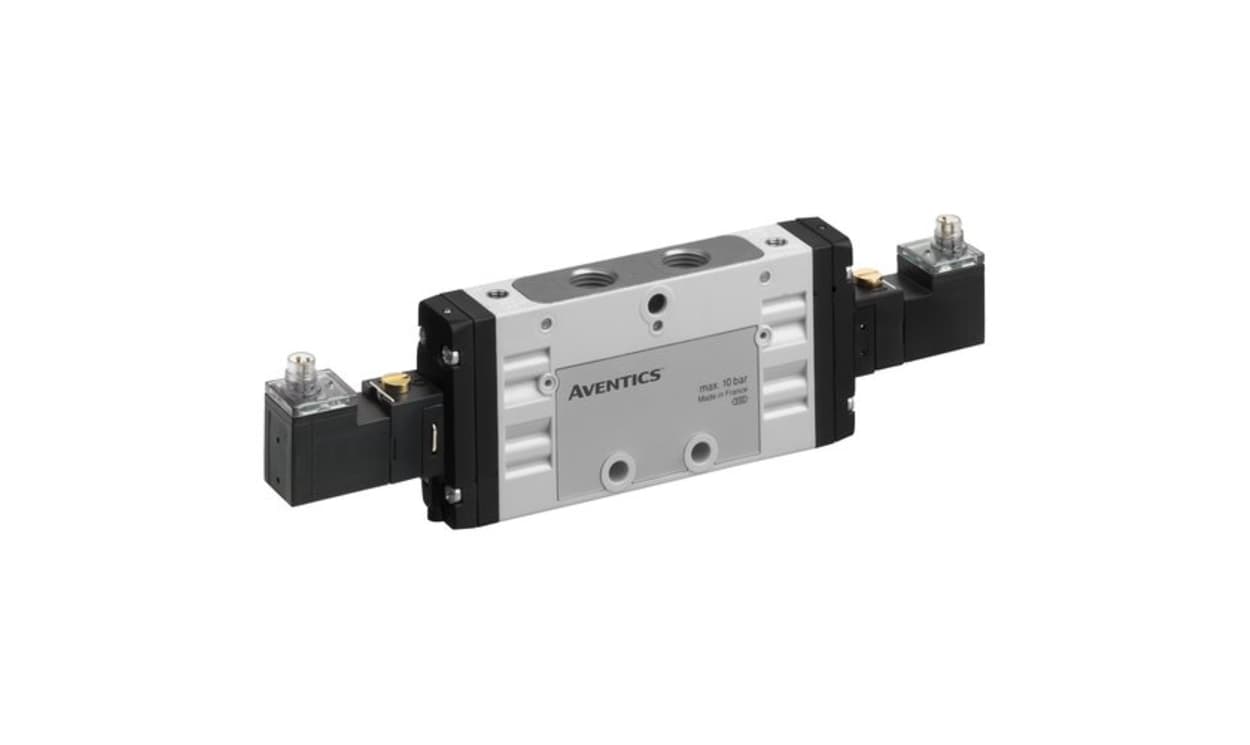 AVENTICS R422100996 5/3 Pneumatic Solenoid Valve - Pilot/Pilot G 1/4 TC15 Series 24V dc