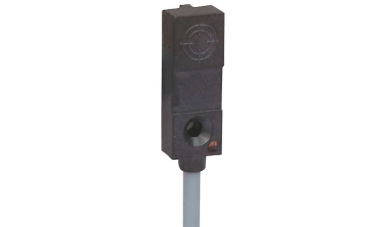 Omron E2S-Q13 1M, Inductive Block Proximity Sensor, 1.6 mm Detection, NPN NO, 12 → 24 V dc