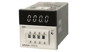 Omron H5CN-YCN AC100-240, H5CN Series DIN Rail, Panel Mount, Surface Mount Timer Relay, 100 → 240V ac, 1-Contact, 1s, 1-Function - generaltechuae