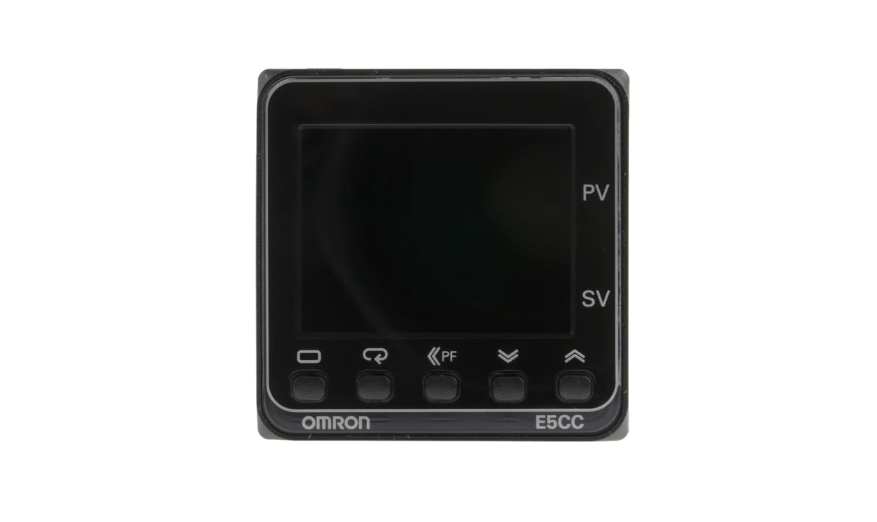Omron E5CC-QQ3A5M-000, E5CC Panel Mount PID Temperature Controller, 48 x 48mm 2/4 Input, 3 Output SSR, Solid State Relay, Logic, 100 → - generaltechuae