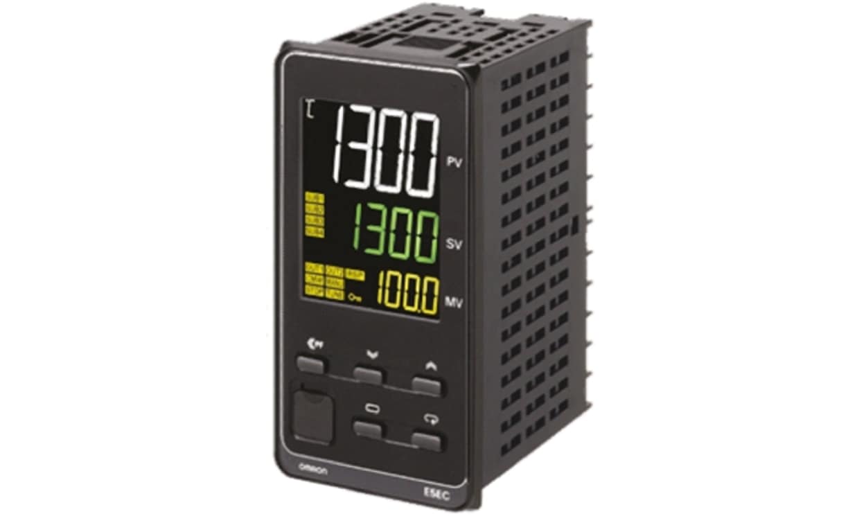 Omron E5EC-QX4D5M-011, E5EC Panel Mount PID Temperature Controller, 48 x 48mm SSR, Solid State Relay, Logic, 24 V ac/dc Supply Voltage
