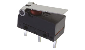 Omron D2FD-01L1-1T, Hinge Lever Micro Switch, Pc Pin Terminal, 100 mA @ 30 V dc, SP-CO, IP6X