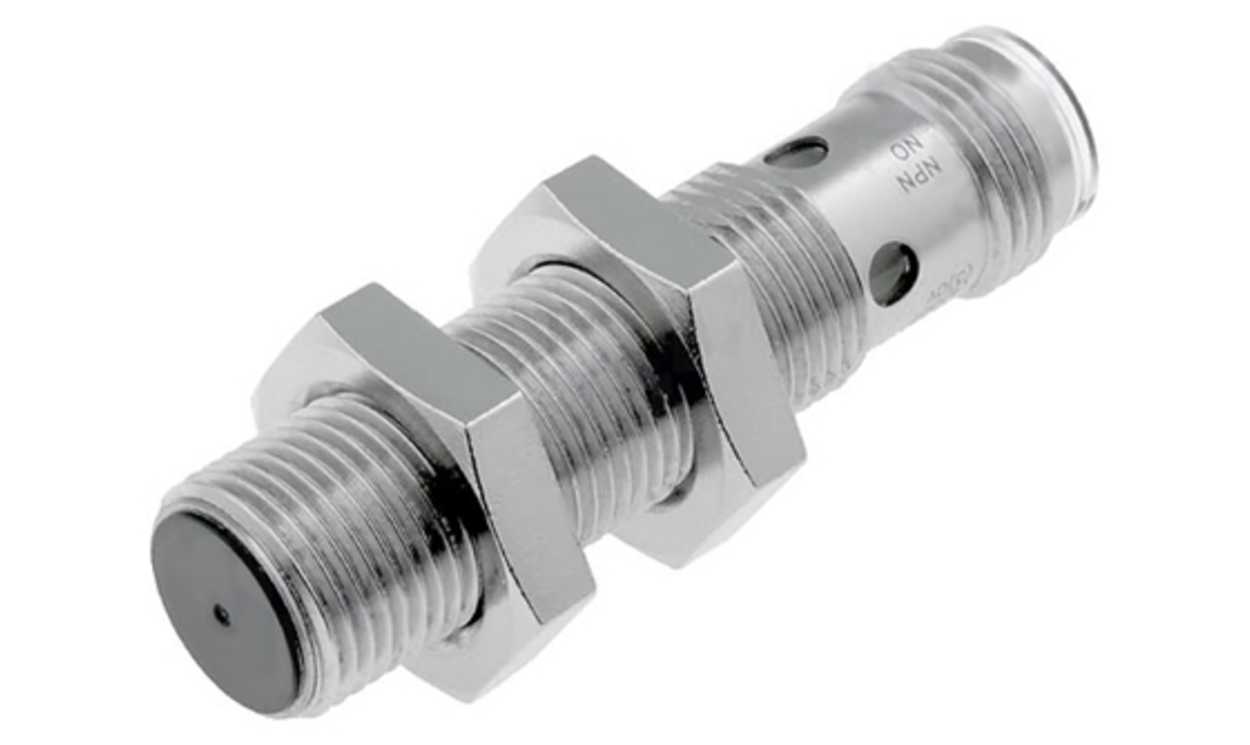 Omron E2A-M12KS04-M1-C2, Inductive Threaded Barrel Proximity Sensor, M12, 4 mm Detection, NPN NC, 12 → 24 V dc - generaltechuae