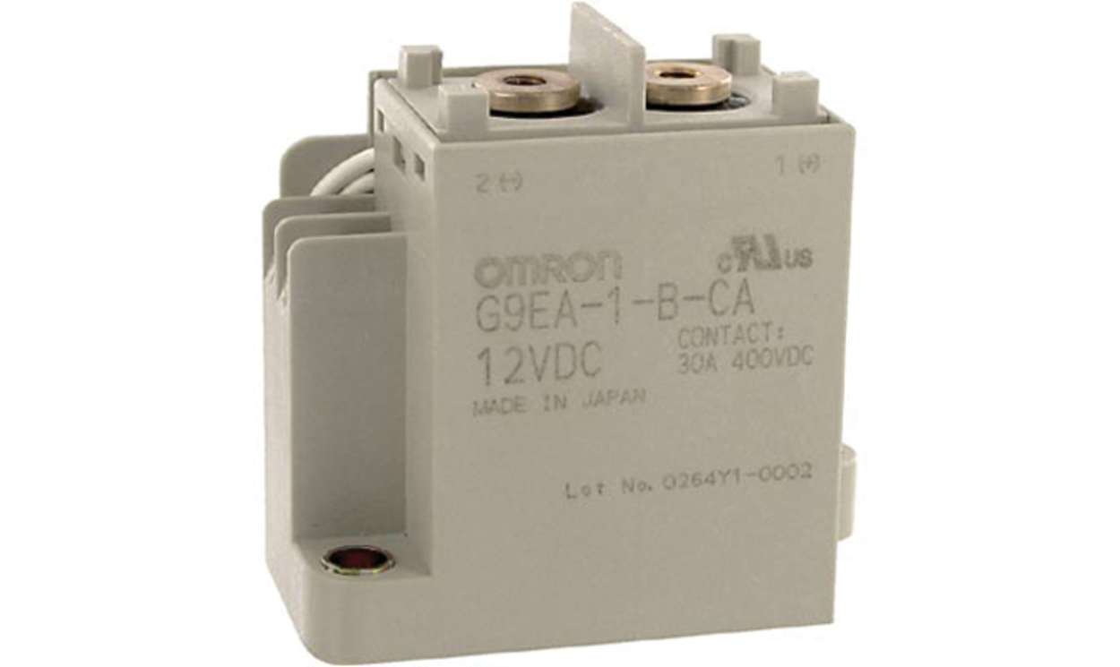Omron G9EA-1-B-CA-DC12, Power Relay, 12V dc Coil, 80A Switching Current, SPST