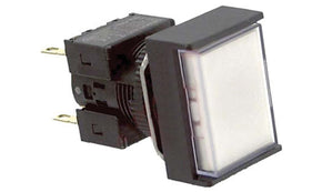 Omron A165L-JWM-24D-2, A16 Series Illuminated Push Button, Panel Mount, 16mm Cutout, DPDT, IP65
