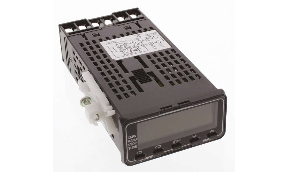 Omron E5GC-RX2A6M-000, E5GC Panel Mount PID Temperature Controller, 48 x 24mm 1/2 Input, 1 Output Relay, 100 → 240 V ac Supply Voltage