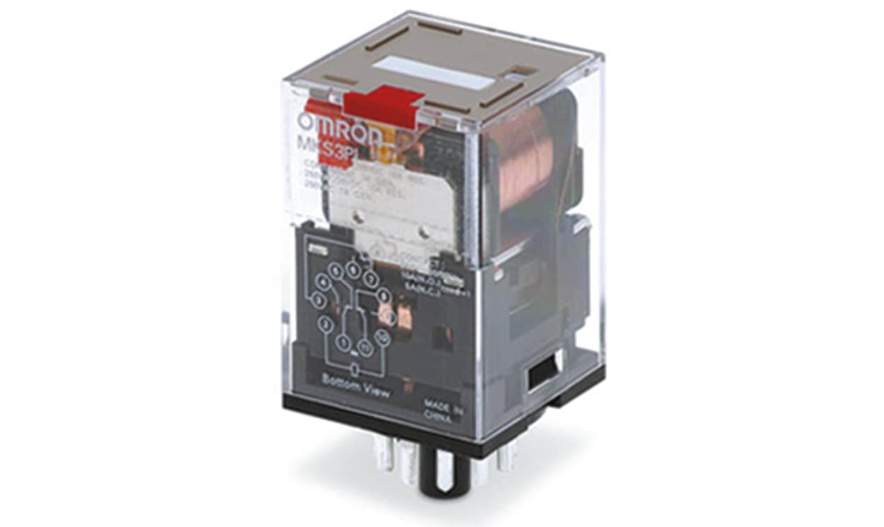 Omron MKS2PI 48VDC, Plug In Power Relay, 48V dc Coil, 10A Switching Current, DPDT