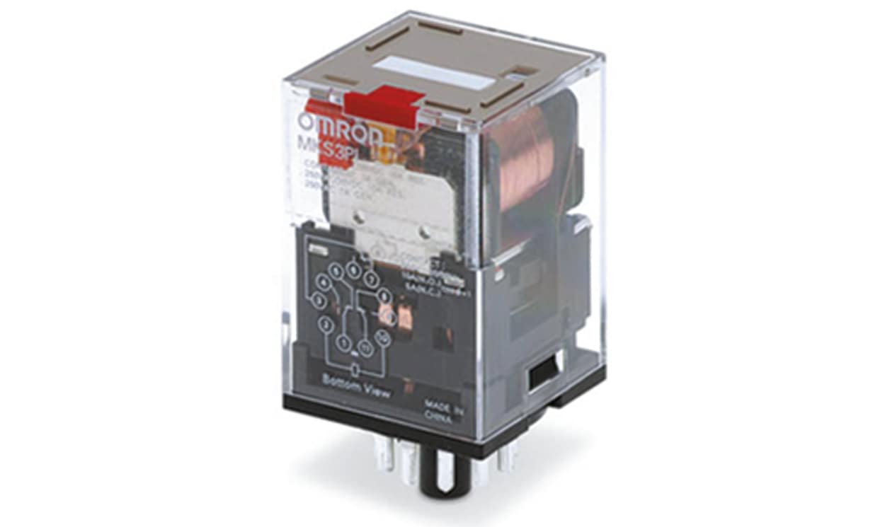 Omron MKS3PI 12VDC, Plug In Power Relay, 12V dc Coil, 10A Switching Current, 3PDT