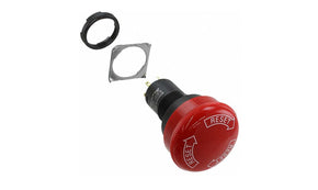 Omron A165E-S-03U, A165E Series Twist Release Emergency Stop Push Button, Panel Mount, 16mm Cutout, 3 NC, IP65