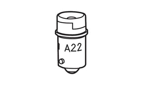 Omron A22-24AR, Push Button Lamp for Use with A22 E-Stop