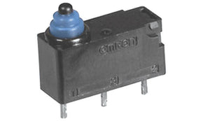 Omron D2HW-C203MS, Pin Plunger Micro Switch, Pre-wired Terminal, 2 A @ 12 V dc, SPST, IP67