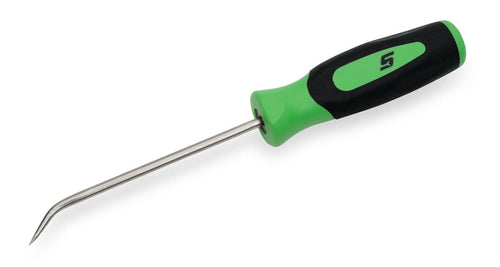 Snap-on SG3ASH45CG | Instinct 45° Tip Miniature Pick, Green | 3-1/8 in blade, 1/8 in dia, 45° Offset tip