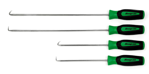 Snap-on SGLASH1204BG | 4 pc Instinct Long HD Pick Set, Green | 4 pc, 6 and 12 in Picks, 90° and 45° Tips