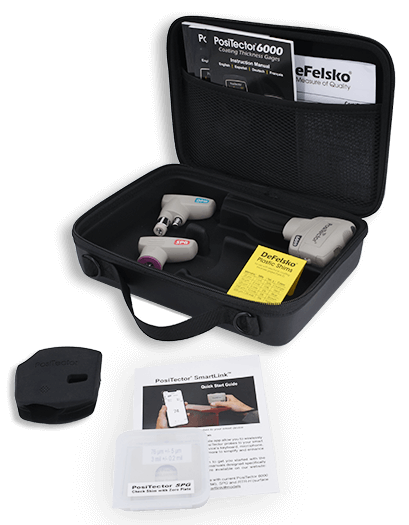 DeFelsko KITSLF | PosiTector SmartLink Inspection Kit | 6000 F + DPM + SPG Probes - generaltechuae