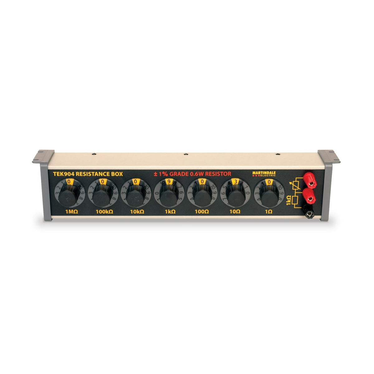 Martindale MARTEK904 | TEK904 Enhanced Decade Resistance Box | 7 Decade, 1 Ω to 11.1111 MΩ - generaltechuae