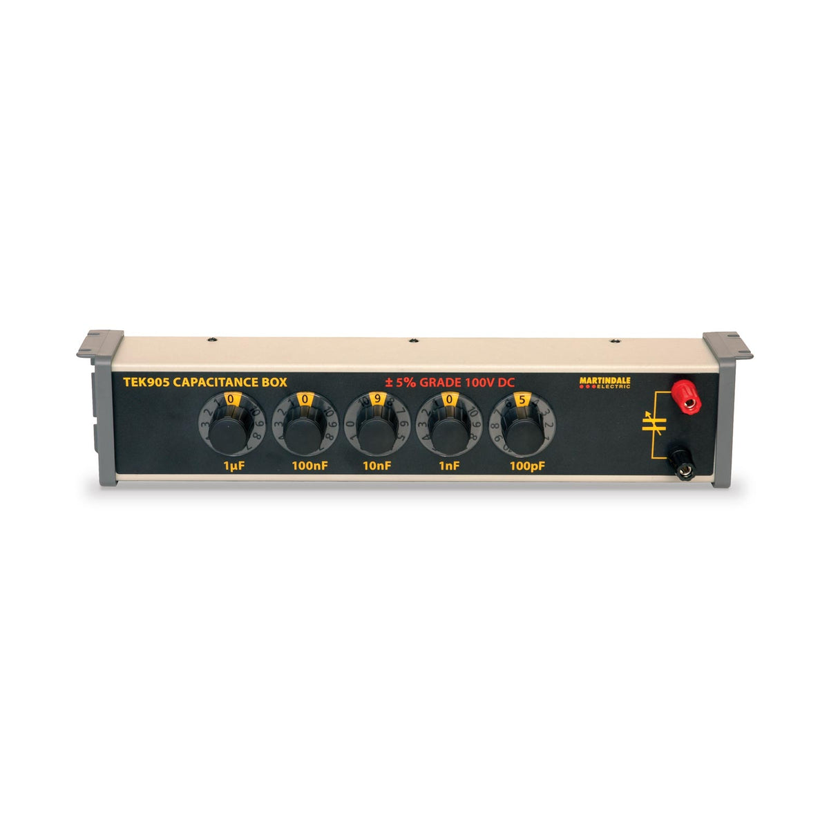 Martindale MARTEK905 | TEK905 Decade Capacitance Box | 5 Decade, 100 pF to 4.111 µF - generaltechuae