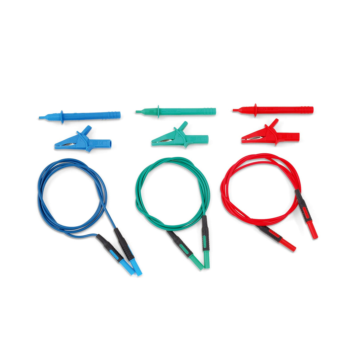 Martindale MARTL36 | TL36 Unfused 4mm Test Lead Set | 3 Leads, Red/Blue/Green, 1.2 m - generaltechuae