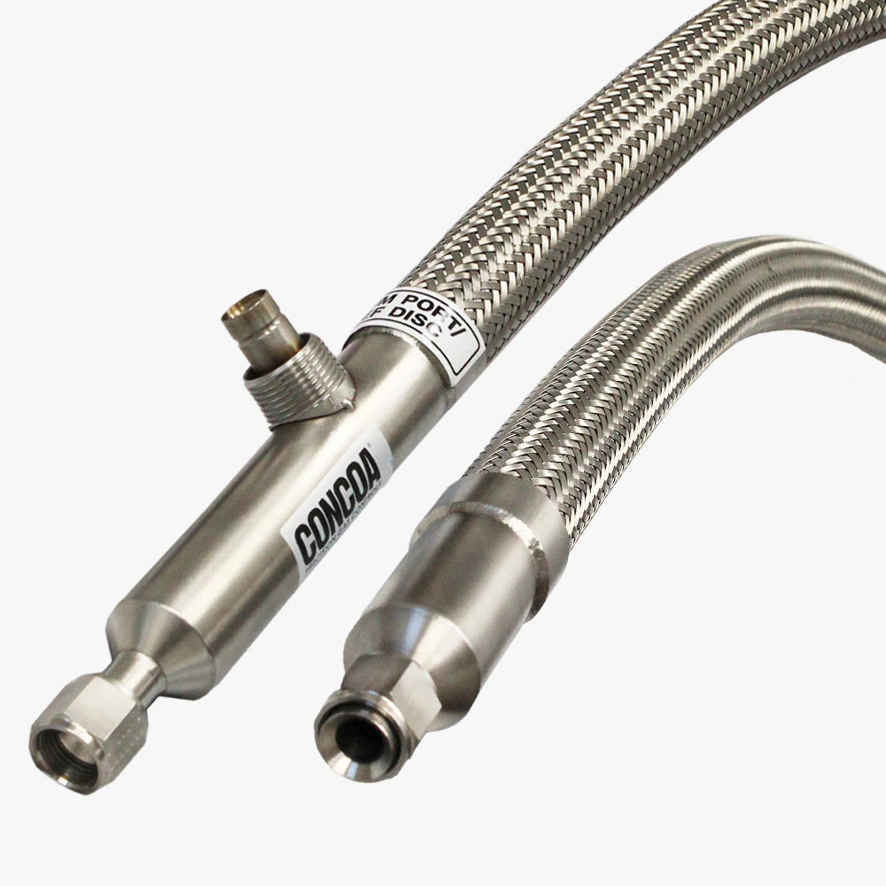 CONCOA 5512200-01-048 | 551 Series Ultra-Flexible Vacuum-Jacketed Hose | 4 ft (1.2 m)