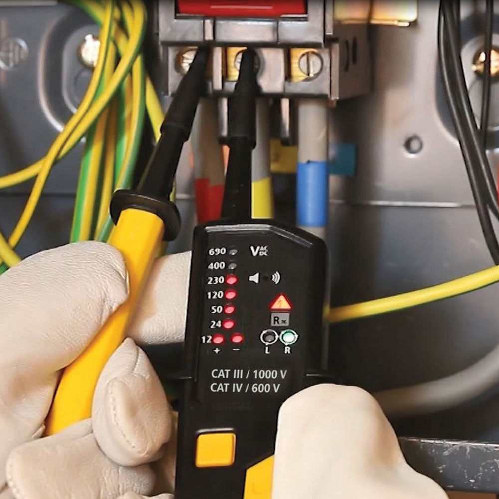 Martindale MARVT25 | VT25 Two-Pole Voltage and Continuity Tester | 12–690V, Phase Rotation - generaltechuae (3)