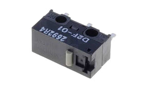 Omron D2F-01, Pin Plunger Micro Switch, PCB Terminal, 100 mA @ 30 V dc, SPDT, IP40