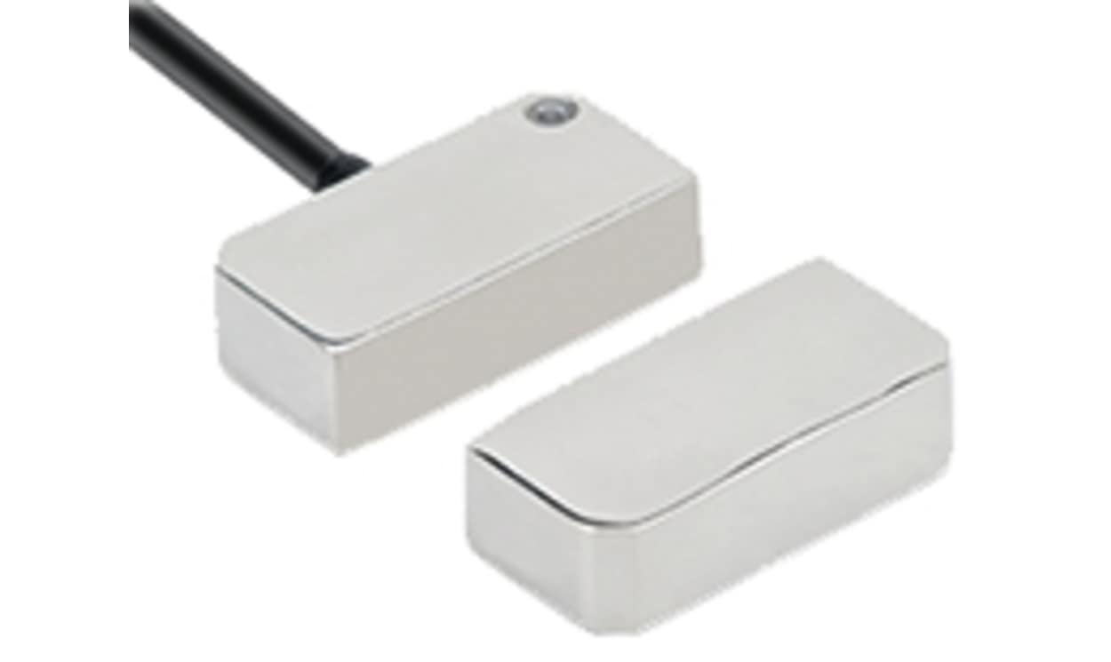 Omron F3S-TGR-NSFR-21-10, F3S-TGR-N_R Series Magnetic Non-Contact Safety Switch, 24V dc, Stainless Steel Housing, NO/2NC, 10m Cable