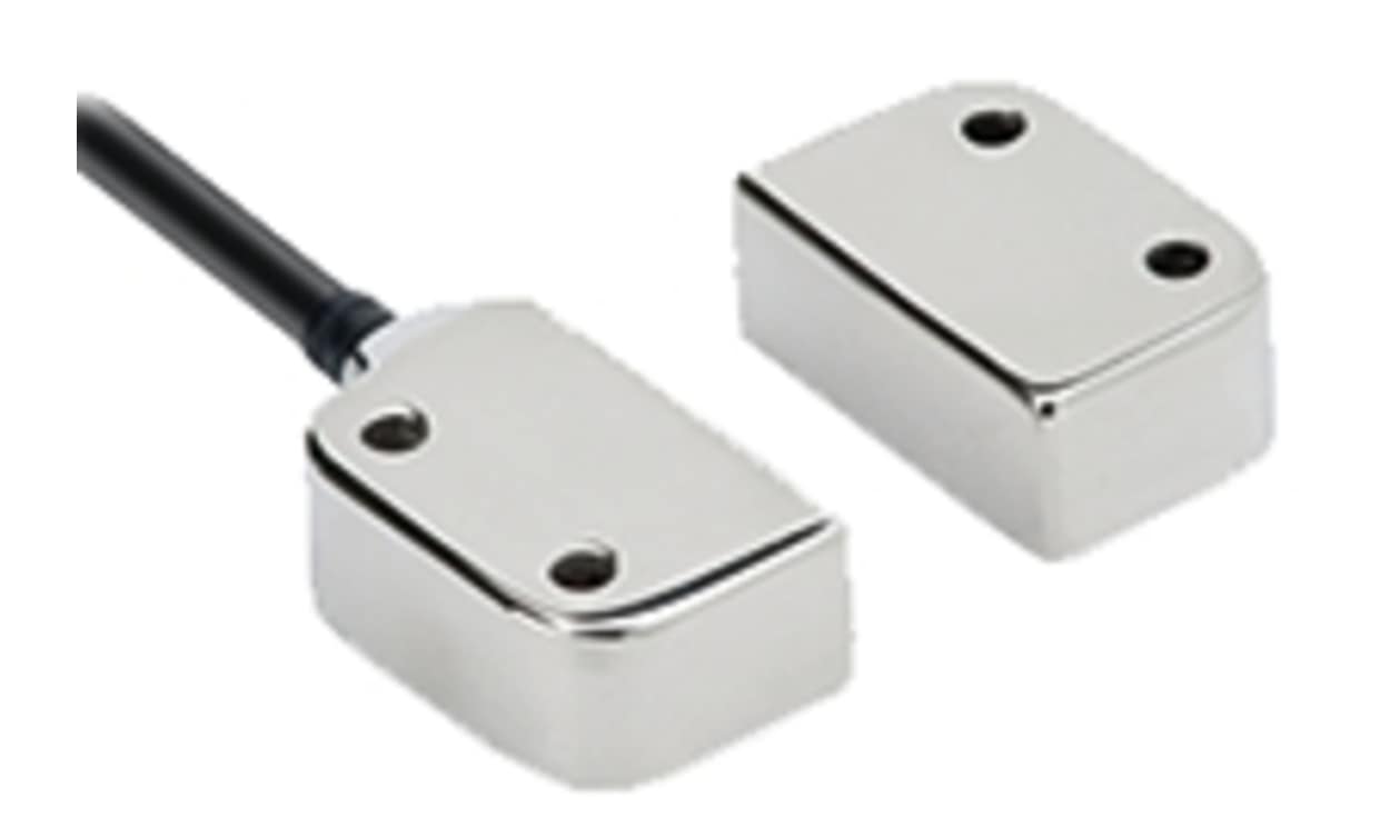 Omron F3S-TGR-NMHR-21-10, F3S-TGR-N_R Series Magnetic Non-Contact Safety Switch, 10V dc, Stainless Steel Housing, NO/2NC, 10m Cable