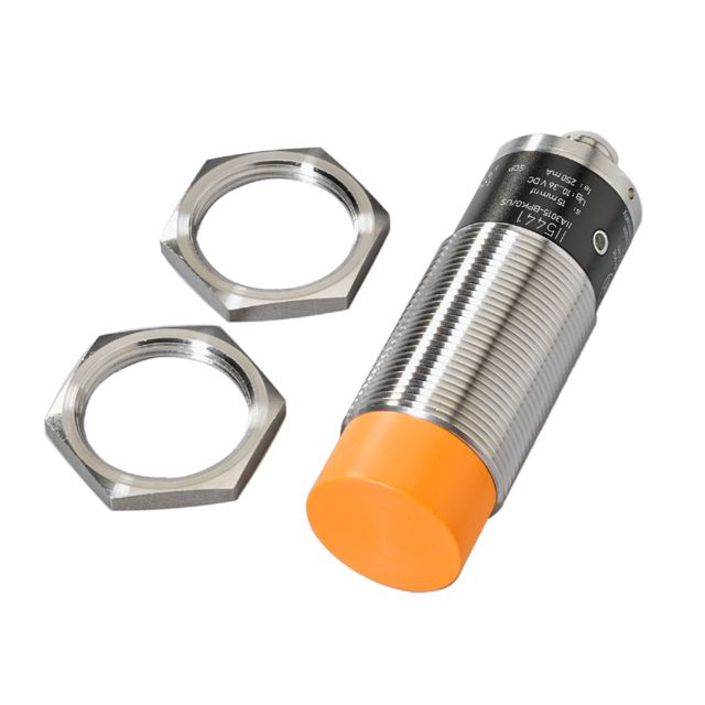 ifm II5441, Inductive Threaded Barrel Proximity Sensor, M30, 15 mm Detection, PNP NO, 10 → 36 V dc