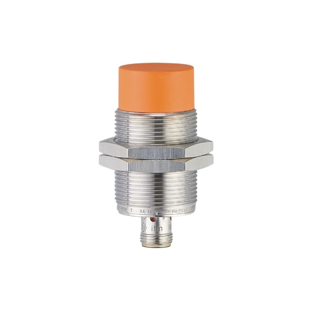 ifm IIS237, Inductive Threaded Barrel Proximity Sensor, M30, 22 mm Detection, NPN NC, 10 → 30 V dc
