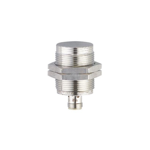 ifm IIT245, Inductive Threaded Barrel Proximity Sensor, M30, 18 mm Detection, PNP NO, 10 → 30 V dc
