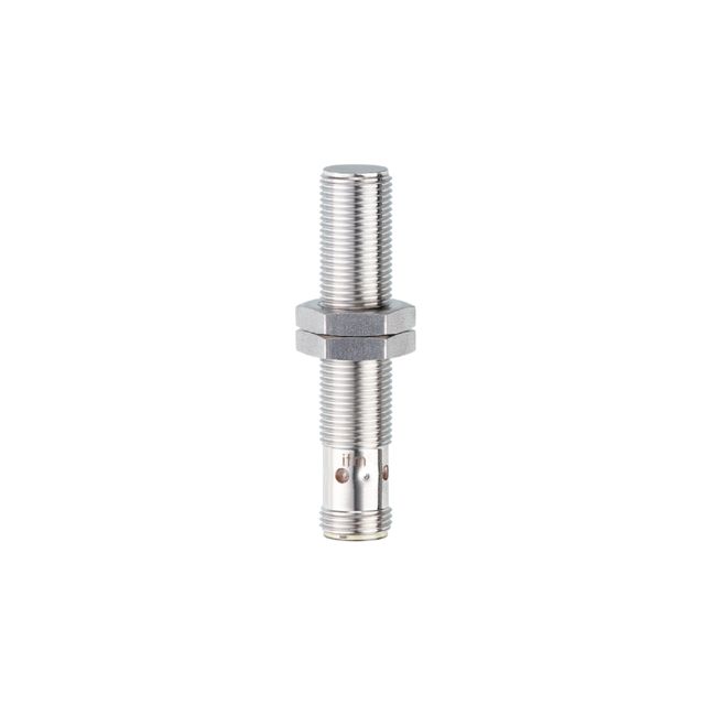 ifm IF504A, Inductive Threaded Barrel Proximity Sensor, M12, 3 mm Detection, PNP NC, 10 → 30 V dc