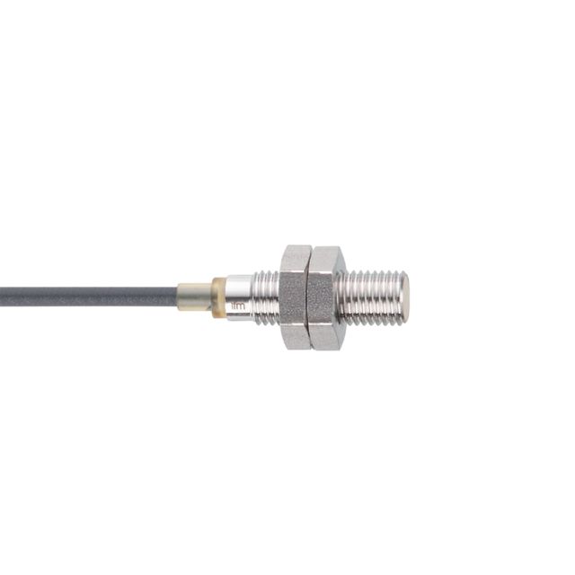 ifm IES240, Inductive Threaded Barrel Proximity Sensor, M8, 3 mm Detection, PNP NC, 10 → 30 V dc